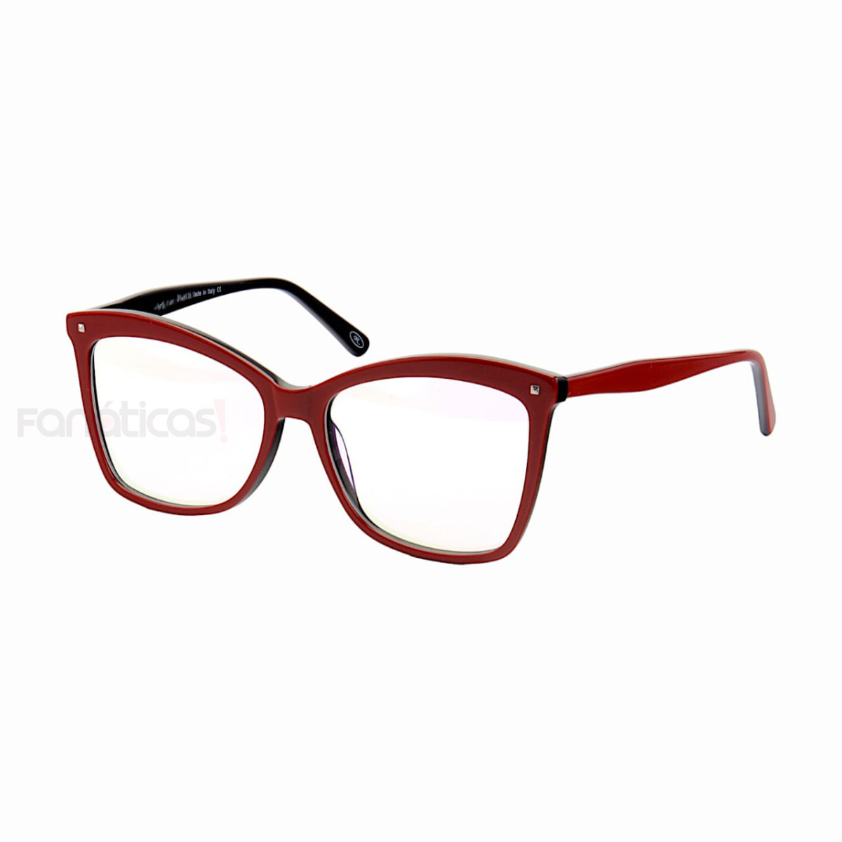 Armação de Óculos Quadrado MJ2017 Vermelho 
